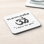 ナマステ – お辞儀 コースター (左側)