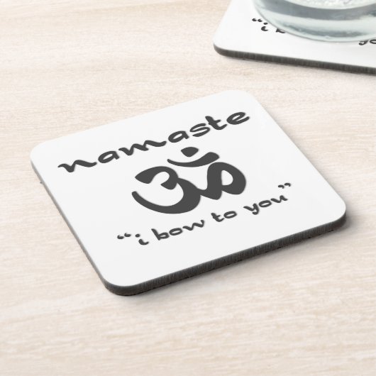ナマステ – お辞儀 コースター (左側)