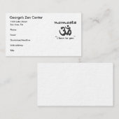 ナマステ – お辞儀 名刺 (正面/裏面)