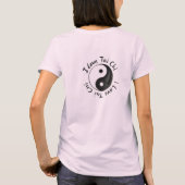 「ナマステ」の意味が書かれた太極拳Tシャツ Tシャツ (裏面)