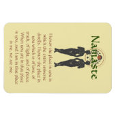 ナマステ&アストラフェミニンワードアート マグネット (横)