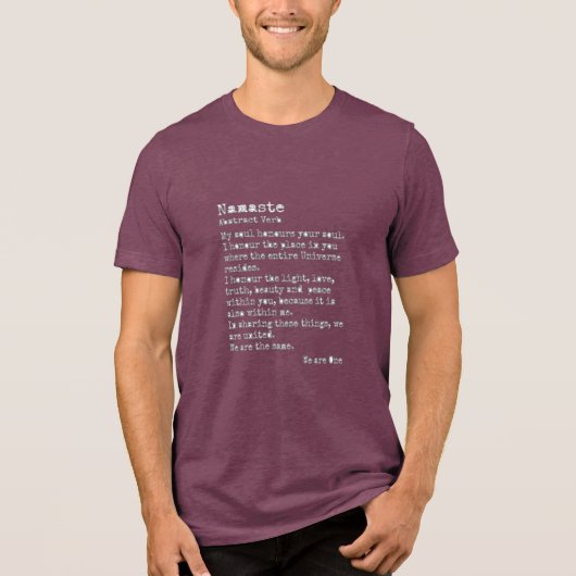 ナマステ: トライブレンドＴシャツ (正面)