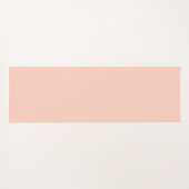 ナマステ |ピーチモダンー・ピンクの瞑想の名前 ヨガマット (裏面(横))