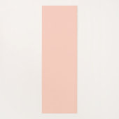 ナマステ |ピーチモダンー・ピンクの瞑想の名前 ヨガマット (裏面)