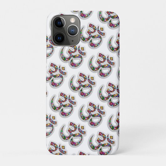 ナマステ フローラル シンボル アート Case-Mate iPhoneケース (裏)