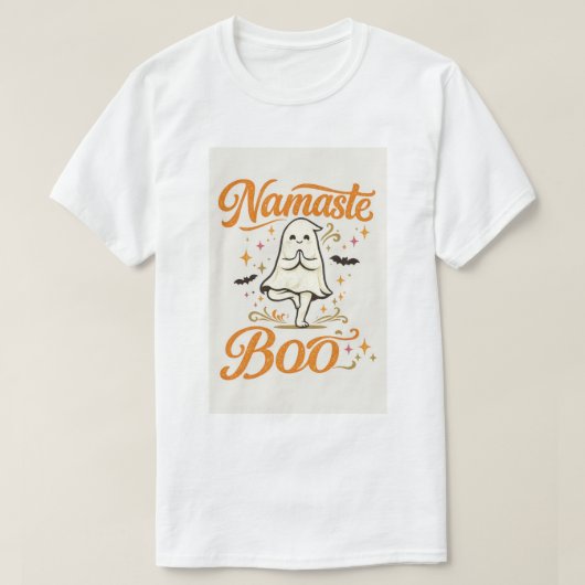 ナマステ・ブー Tシャツ (デザイン正面)