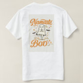 ナマステ・ブー Tシャツ (デザイン裏面)