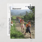 ナマステ! ポストカード (正面/裏面)