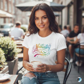 ナマステ |モダンスピリチュアル瞑想ヨガTシャツ Tシャツ