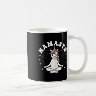 ナマステ ヨガ ユニコーン コーヒーマグカップ