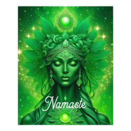 ナマステ，ヨガ，瞑想，平和，尊敬 フォトプリント           