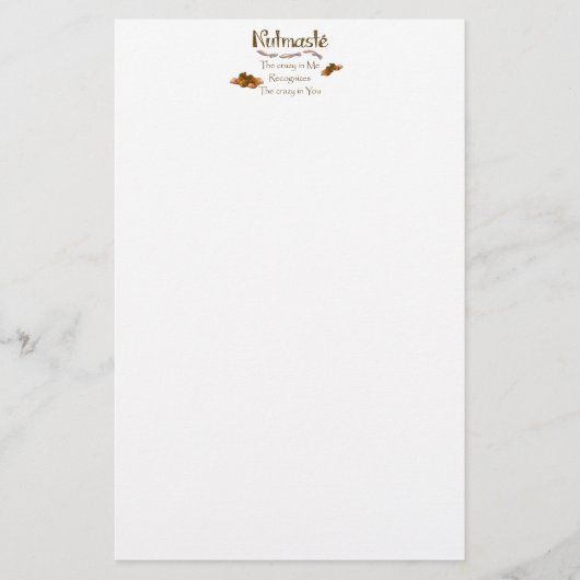 ナマステ 便箋 (正面)