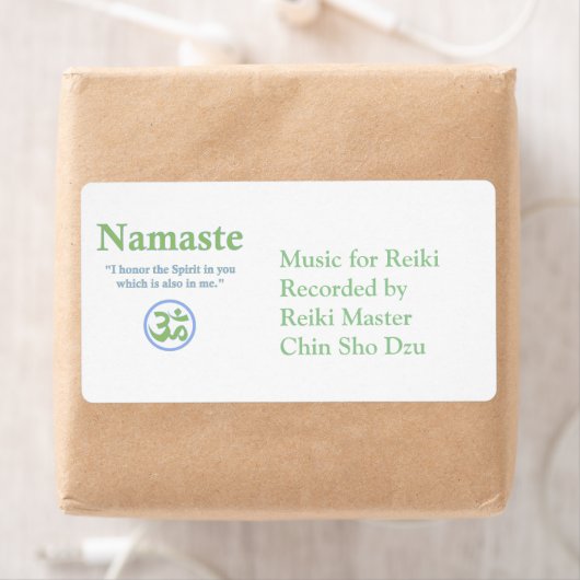 ナマステ（OM記号） ラベル (インサイチュ)