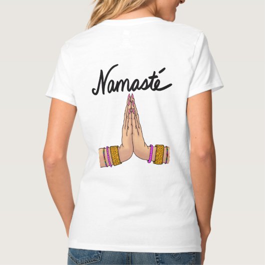 ナマステ Tシャツ (裏面)