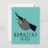 ナマストアインベッドスロース ポストカード (正面/裏面)