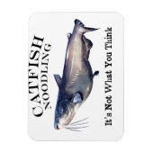 ナマズがヌードリングお前は考え違う マグネット (縦)