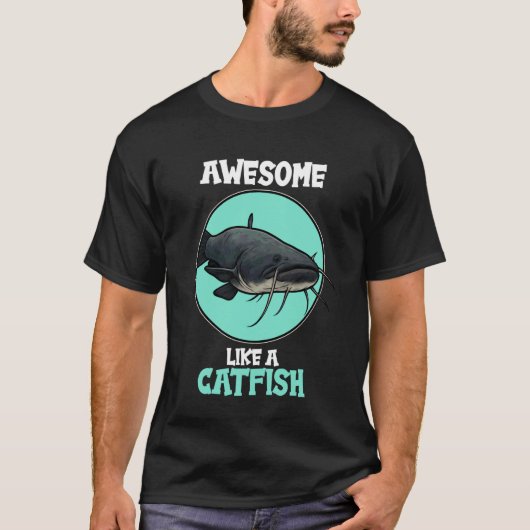 ナマズのようにすごい Tシャツ (正面)
