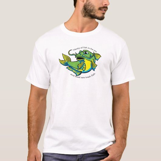 ナマズのデートすることシャツ Tシャツ (正面)