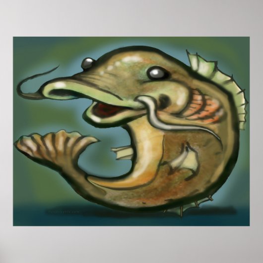 ナマズのポスター ポスター (正面)