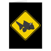 ナマズの交差点に注意！ (正面)