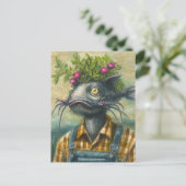 ナマズの庭師シュール ポストカード (スタンド正面)