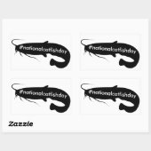 ナマズの日 長方形シール (シート)