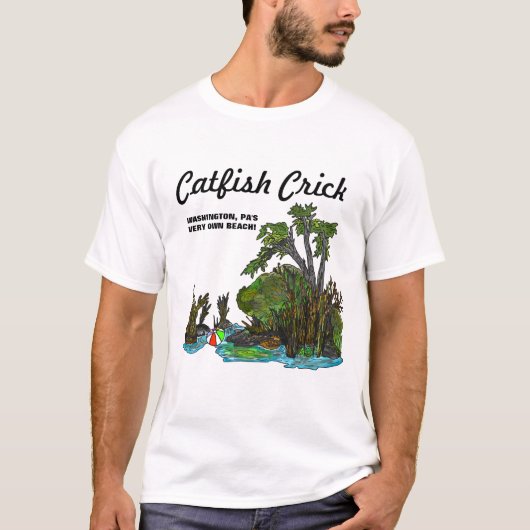 ナマズのCrick Tシャツ (正面)
