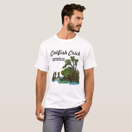 ナマズのCrick Tシャツ (正面フル)