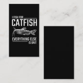 ナマズプン猫ノイズユーモア子猫魚釣り愛好者 名刺 (正面/裏面)