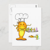 ナマズ料理一流 ポストカード (正面/裏面)