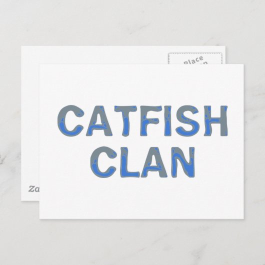 ナマズ族 ポストカード (正面/裏面)