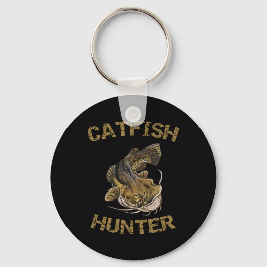 ナマズ漁師用ナマズ狩り魚 キーホルダー (正面)