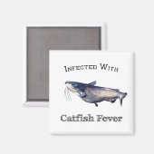 ナマズ熱に感染する マグネット (正面/裏面)