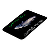 ナマズ熱に感染する マグネット (左側)