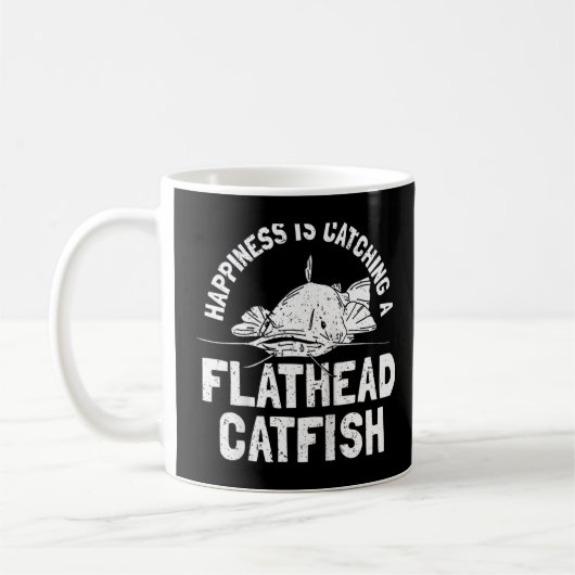 ナマズ用魚釣り魚類 コーヒーマグカップ (左)