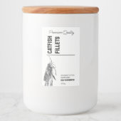 ナマズ魚フィレ製品ラベル フードラベル (正面)