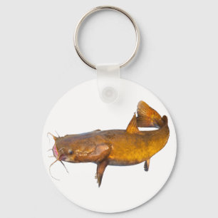 ナマズ魚釣り キーホルダー