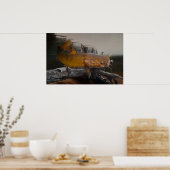 ナマズ魚釣り ポスター (キッチン)