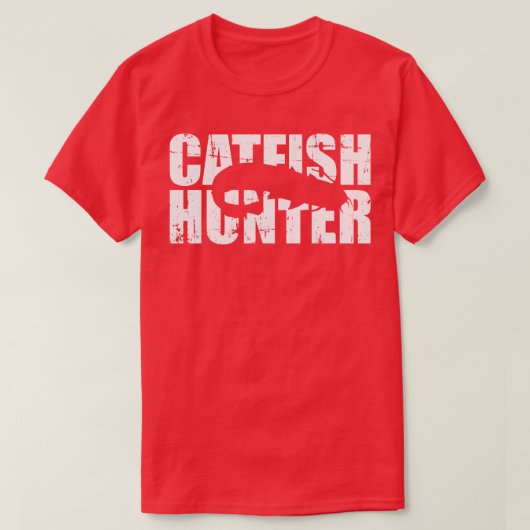 ナマズ魚釣り Tシャツ (デザイン正面)