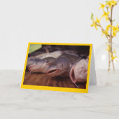 「ナマズ」 カード (黄色い花)