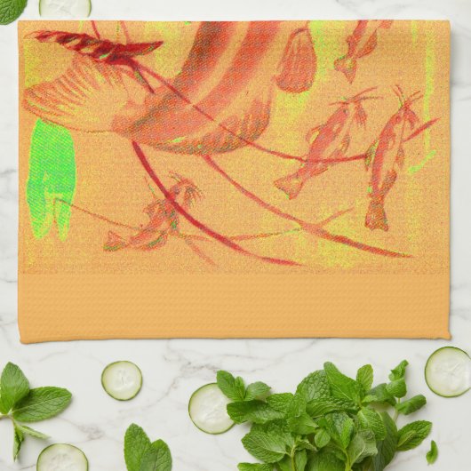 ナマズ キッチンタオル (折り畳み)