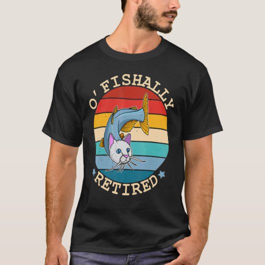 ナマズ ギャグ 釣り おもしろTシャツ 8 Tシャツ (正面)