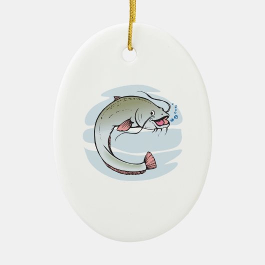ナマズ セラミックオーナメント (正面)