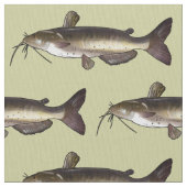 ナマズ ファブリック (クローズアップ)