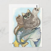 ナマズ ポストカード (正面/裏面)