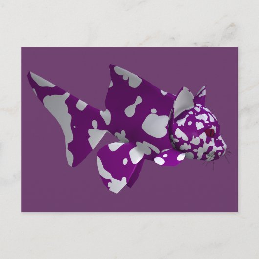 ナマズ ポストカード (正面)