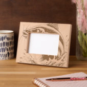 ナマズ レーザー彫刻フレーム (左)