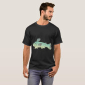 ナマズ 猫 魚 Tシャツ (正面フル)