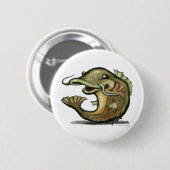 ナマズ 缶バッジ (正面&裏面)