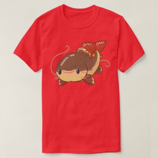 ナマズ Tシャツ (デザイン正面)